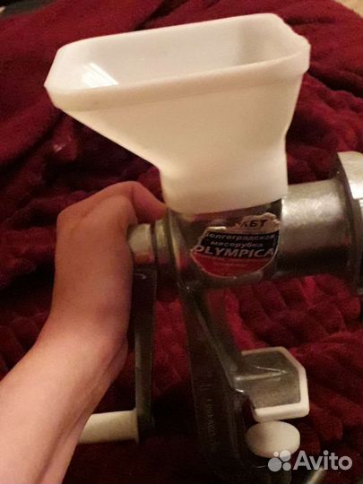 Мясорубка ручная бу