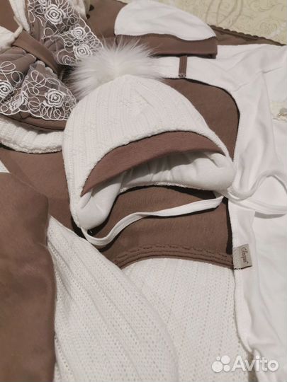 Компект детской одежды на выписку (теплый)