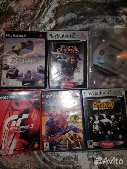 Игровые диски на ps2