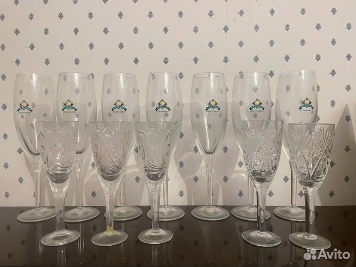 Ч.1 посуда хрусталь стекло бокалы стаканы
