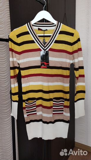 Джемпер женский удлиненный, новый, размер М