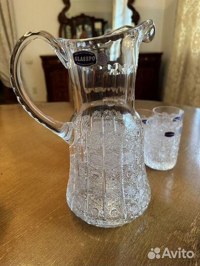Графин со стаканами Чехия
