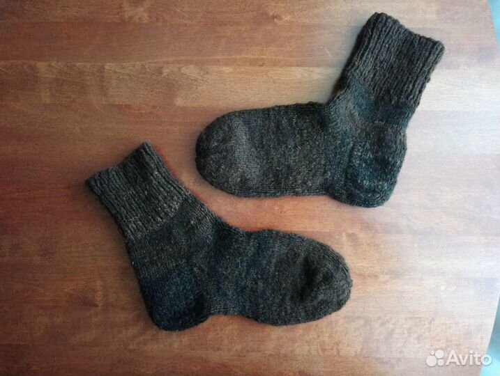 Носки вязаные шерстяные новые