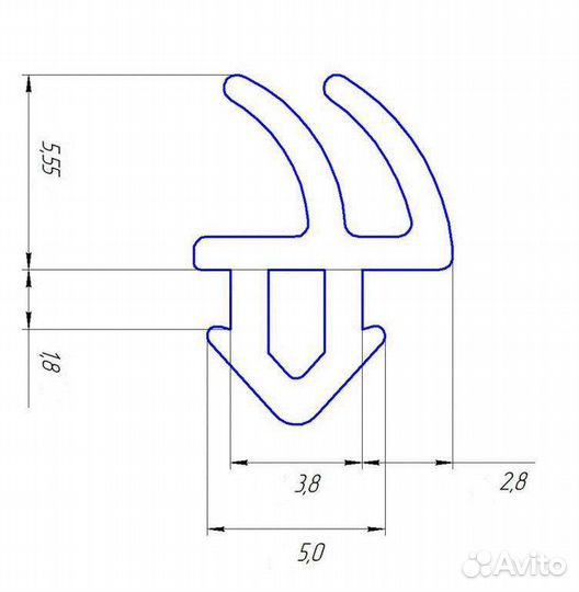 Уплотнительная резинка для пластиковых окон Rehau