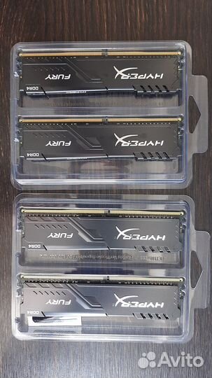 Kingston Hiper X Fury 64Gb 4х16Gb DDR4