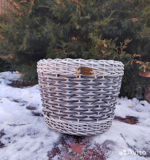 Кашпо из ротанга 16 литров