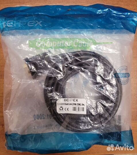 Новый Behpex 694437 DVI-DVI 5m