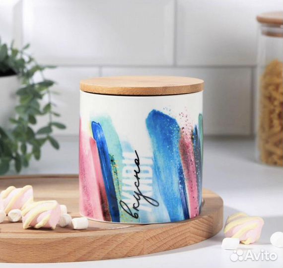 Керамические банки для сыпучих продуктов