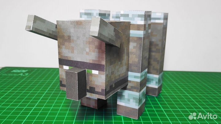 Разоритель из бумаги майнкрафта