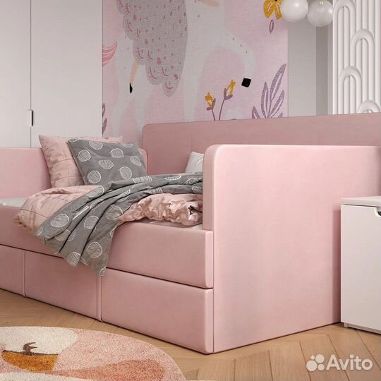 Детская мягкая кровать
