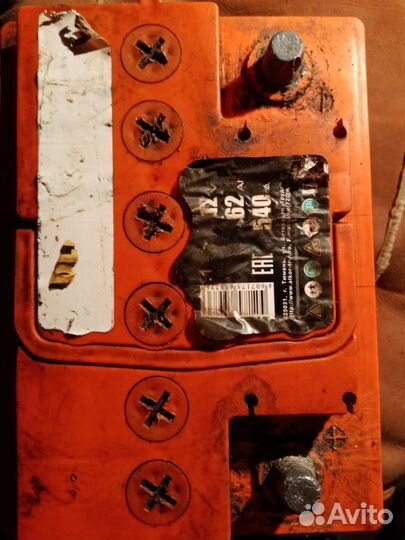 Аккумулятор автомобильный 62 ah