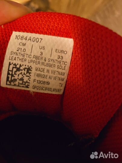 Борцовки asics 33 размер