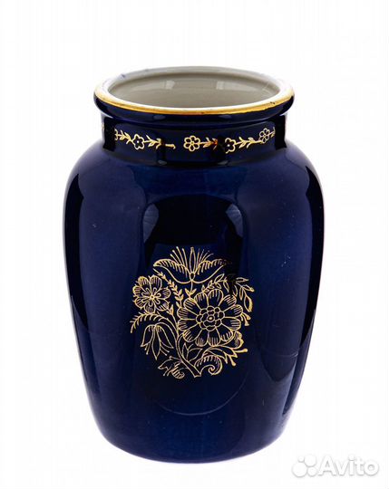 Ваза, фарфор, кобальт, лфз