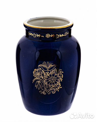 Ваза, фарфор, кобальт, лфз