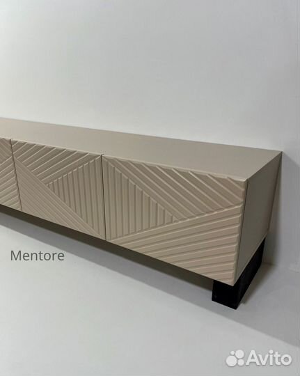 Тумба тв Bravo в цвете капучино (на опорах)