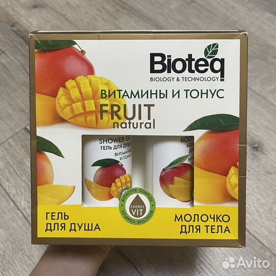 Набор гель для душа + молочко для тела bioteq