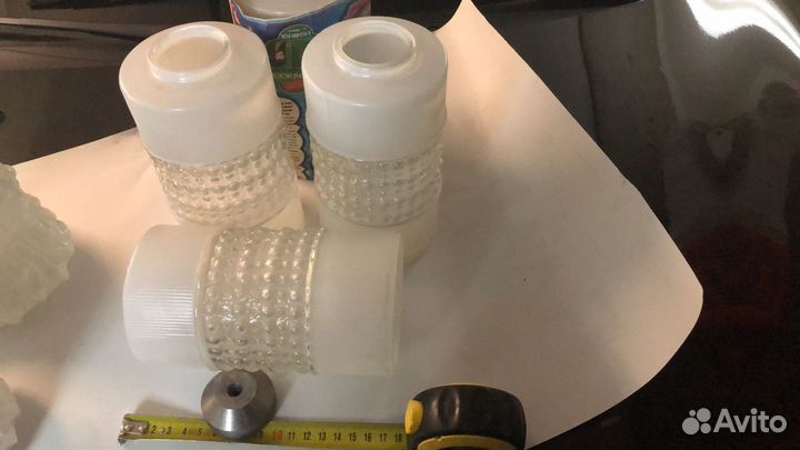 Плафоны и люстра старинная