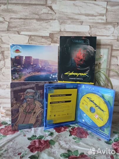 Диск Cyberpunk 2077 Steelbook+Comicbook для ps4