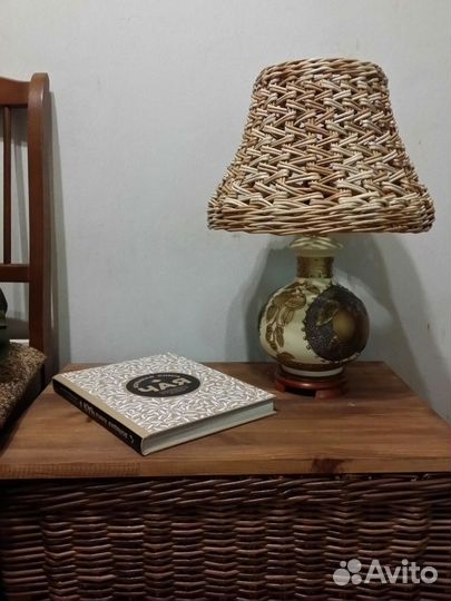 Абажур плетеный