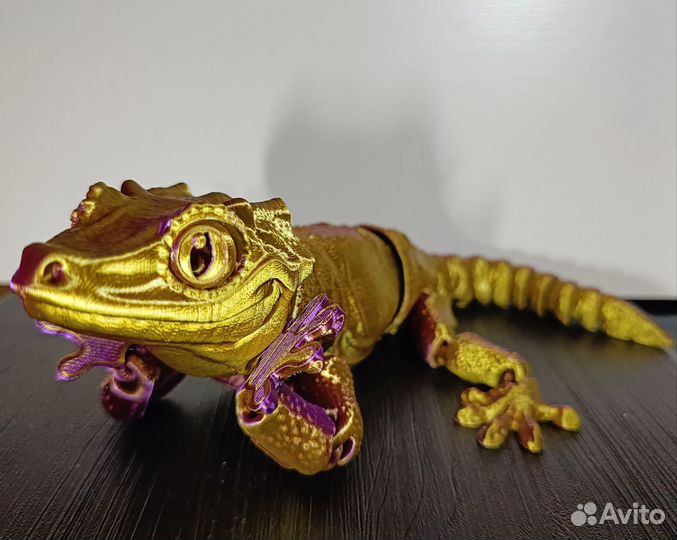 Бананоед геккон двухцветный на 3D принтере