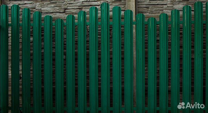 Металлический штакетник с долгим сроком службы