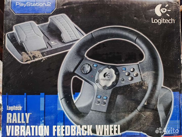 Руль Logitech Vibration Feedback Wheel PS2