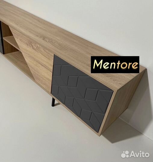 Тумба тв Bravo с фрезеровкой (на опорах)