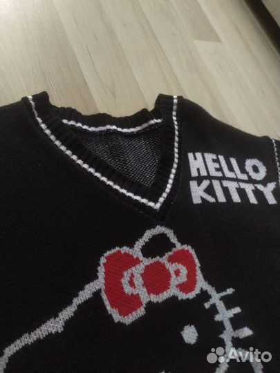Жилет Hello Kitty в стиле y2k kawaii