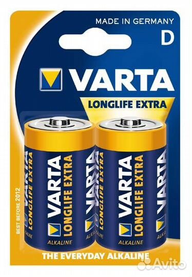 Батарейка Varta LR20/D longlife