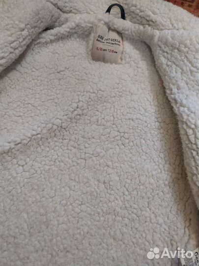 Джинсовая куртка для девочки 128