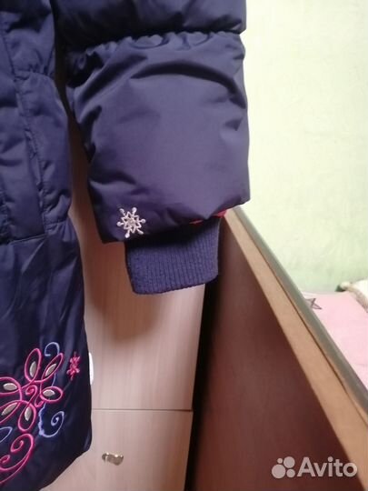 Зимний пуховик пальто для девочки