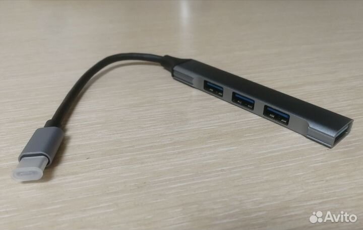 Концентратор Type-C 4 USB 3.0