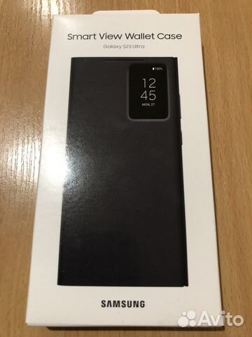 Чехол-книга для Samsung Galaxy S23 Ultra (чёрный)