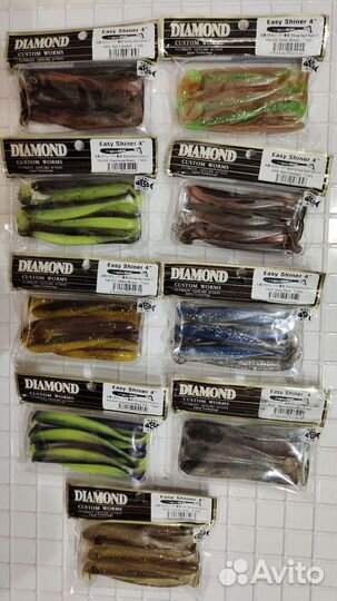 Keitech diamond easy shiner 4 дюйма