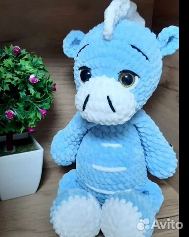 Вязаная игрушка дракончик