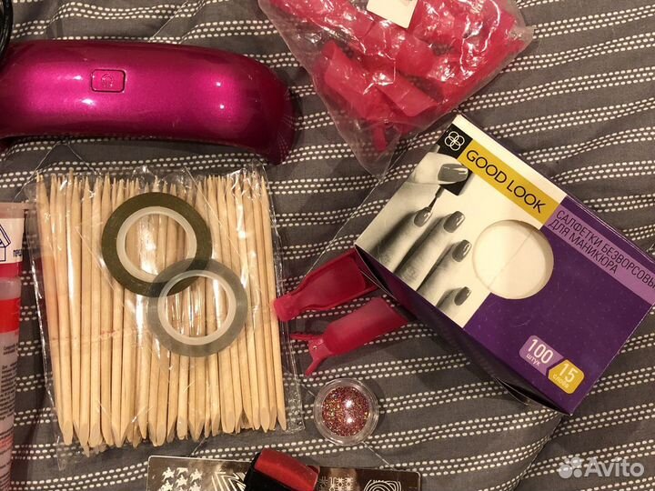 Набор для маникюра и гель лака бу