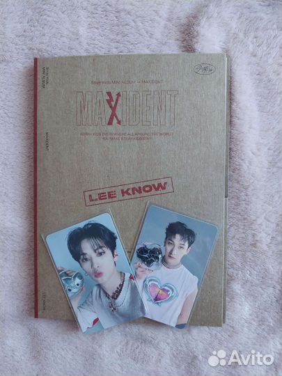 Альбом stray kids case ver. lee know, maxident