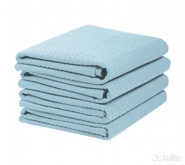 Комплектполотенецвафельныхhomeone45х70(4шт),голубо