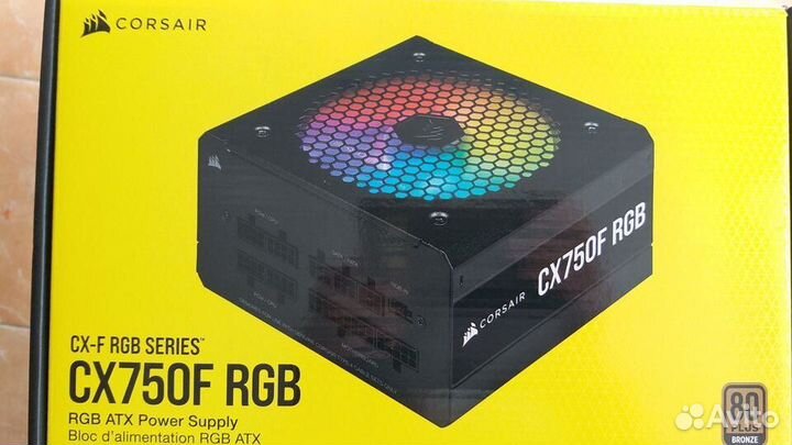 Блок питания corsair CX-750F RGB