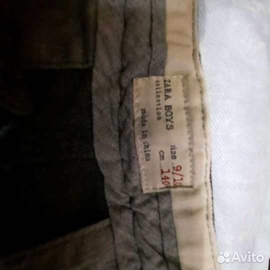 Брюки Zara школьные для мальчика 140