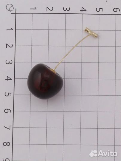 Серьги вишенки