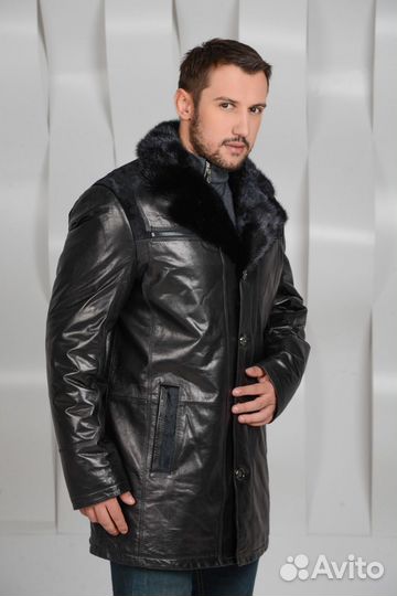 Дубленка мужская р 50-52