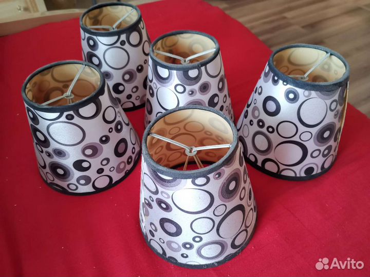 Плафоны для люстры 5 шт