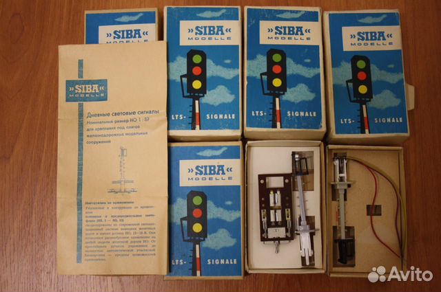 Железная дорога HO Светофор Siba