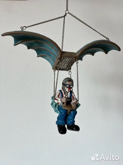 Клоун парашютист Клоун на параплане Gilde