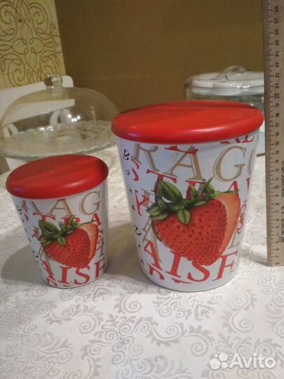 Банки для кухни, кашпо