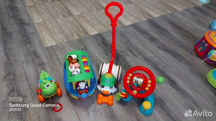 Развивающие игрушки 9-12 мес chicco, kiddieland