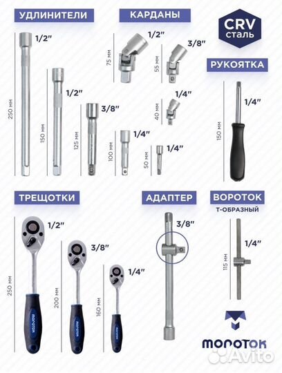 Набор инструментов 121 предмет Новый