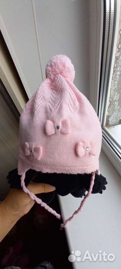 Шапочка утепленная 40-42 размер