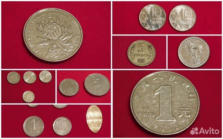 Монеты и банкноты разных стран
